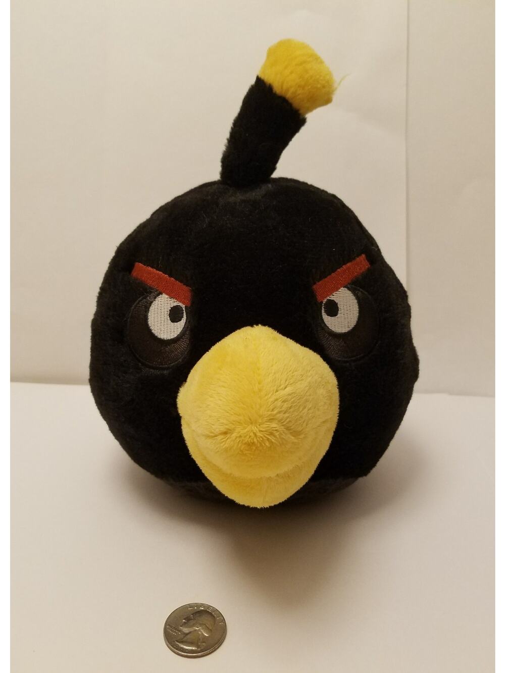 Rovio Angry Birds Black Bomber 6" Plush Stuffed Animal